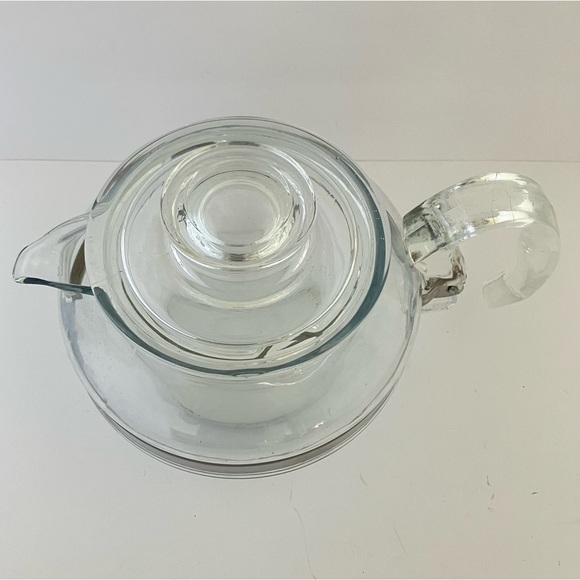 Teapot & Lid Flameware by PYREX 8336-H 6 Cup. Made in USA, Vintage - Picture 4 of 16